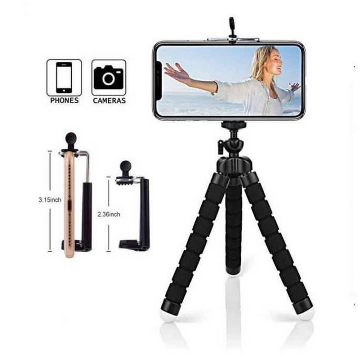 Flexible Foam Tripod Stand