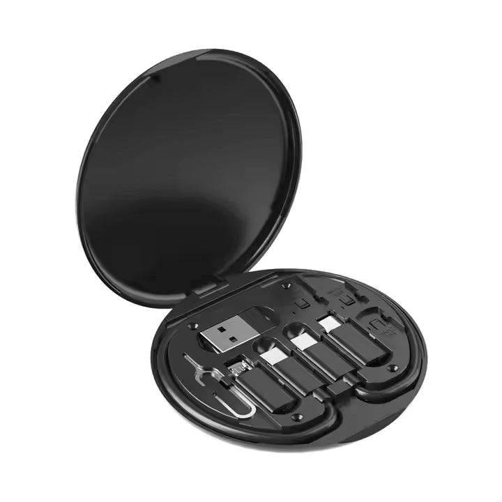 TechMate (5 in 1 Charger, SIM Tool & Holder)